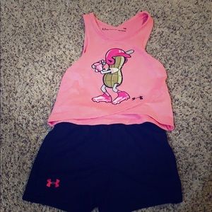 Baby girl Under Armour outfit